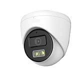 KKENZA Cámara IP PoE 4K de 8 MP, H.265, PoE/NO PoE, Gran Angular de 2,8 mm, visión Nocturna a Color con IA, videovigilancia de Seguridad for el hogar(2.8mm,4MP PoE 48V)