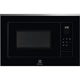 Electrolux microondas grill empotrado 25l 900w negro/acero inoxidable lms4253tmx