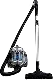 Amazon Basics Potente aspirador de cilindro sin bolsa, para suelos duros y alfombras, filtro HEPA, compacto y ligero, 700 W, 1,5 l (UE), Negro