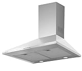 Cata | Campana Extractora | Modelo BETA 600 | Campana Decorativa de Pared | 3 niveles de extracción, 2 + 1 TURBO | Ancho de 60 cm | Acabado en Inox | Clase de Eficiencia Energética A