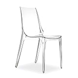 2x Silla de diseño Vanity de policarbonato y fabricación italiana SCAB (Pack de 2)