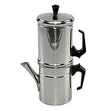 Zuiver Neapolitan Cafetera Italiana, Aluminio, Plateado, 6 Tazas