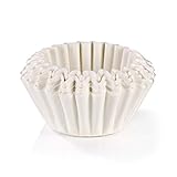 BEEM - Bolsas de filtro universal para cafeteras con cesta (100 unidades, 10 tazas, sabor neutro, 80/200 mm, filtro de papel para cafeteras con filtro de cesta), color blanco
