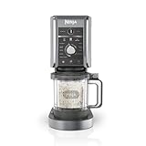 Ninja CREAMi Deluxe Heladera multifunción con 3 tarrinas, 10 programas, prepara Helado, Gelato, Sorbete, Yogur congelado, Batido, Granizado y más, opción de 2 sabores en 1, en plateado, NC501EU