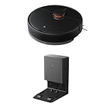 Xiaomi Robot Vacuum-Mop 2 Ultra, con Sistema Láser (LDS), Succión de 4000 Pa, Tecnología 3D, 5200 mAh, Base de Autovaciado, App Mi Home, Alexa and Google Assistant, Negro