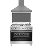 PACK 90 CM COCINA A GAS PANORAMICA SOLTHERMIC Y CAMPANA EXTRACTORA / 3 VELOCIDADES / 650 M/H CAPACIDAD DE EXTRACCIÓN/SILENCIOSO