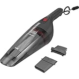 Black+Decker NVB12AV-XJ - Aspirador de Coche Dustbuster 12V - Potencia de 12V, Capacidad de 370 ml, Cable de 5 Metros, Acción ciclónica, Ligero, Enchufe para mechero