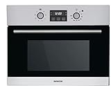 Infiniton Horno Multifunción Integrable de 40 L 45AXD8, 2750 W, Descongelación, Grill, Doble Acristalamiento, Temporizador, A