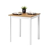 hagge home Mesa de comedor de madera, pequeña mesa de cocina, 70 x 70 cm, mesa de comedor, mesa de comedor, mesa de comedor, mesa de comedor, mesa de comedor, mesa de comedor, mesa de cocina, mesa de