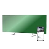 JOULE Premium Eco Smart Heater 700 W Vidrio Templado Calefacción por Infrarrojos, Verde