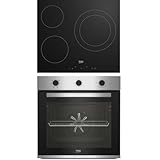 Conjunto de Horno y Vitrocerámica BEKO BBSE12121XD Negro