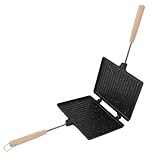 Sartén De Doble Cara, Sandwichera, Queso A La Parrilla, Sartén Antiadherente Para Tostadora De Sándwiches, Sartén Para Parrilla, Sándwich A La Parrilla Y Panini Con Placas Antiadherentes