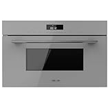 Cecotec Microondas Integrable 60cm Bolero Hexa MW703800 Glass Grey. 1450W, 34L de Capacidad, Función Microondas, Modo Grill, Defrost, Auto Menú, Speed cooking, Electronic Timer