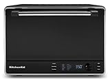 KitchenAid KCO255BM horno tostador de convección doble para encimera, 99Cu. ', Negro mate