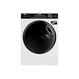 Haier I-Pro Series 5 HW90-B14959EU1IB- Lavadora Carga Frontal 9KG, Función Vapor, Motor Direct Motion, Tratamiento Antibacterias, 1400 RPM, Fin Diferido, Detector Automático de KG, 12 Programas,Blanco