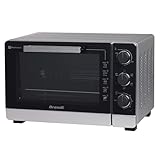 Brandt FC405MS - Mini horno - 40L - 5 posiciones de cocción - Cavidad antiadherente - Accesorios: plancha para platos - 2100w - Silver