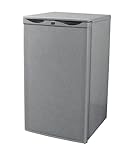 aro Mini Frigorífico con congelador TFW8540E, 75 + 8 L, 3 Estantes y Cajon inferior, con Iluminación interior, Puerta reversible, plata