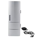 ROSELI Refrigerator Nevera USB Latas De Congelador Calentador Enfriador De Ccerveza Bebida Refrigerador De Viaje Caja De Hielo Uso De Oficina Coche Portátil