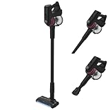 Hoover Aspiradora Escoba Sin Cable, 1200 POWERTIME, Alta Potencia, Cepillo Antienredos, Luces LED, Ligera, Ideal para Rincones [HF410H]