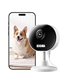 ZOSI C688 1080p Cámara de Vigilancia WiFi Interior para Bebé/Mascota, Detección de Movimiento, Visión Nocturna