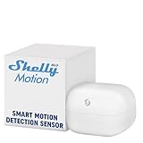 Shelly BLU Motion, Sensor Bluetooth De Movimiento Y Lux, Automatizacion del Hogar, No Hub Requerido, Compatible con Alexa y Google, Aplicación iOS Android, Alcance hasta 9 Metros