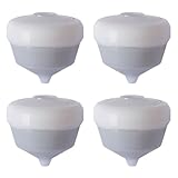 Siroflex 2800/4S Juego de 4 cartuchos de repuesto Uni 3-A Filtro de agua para el hogar Made in Italy| Purificador de agua del grifo, filtro de agua del grifo para la cocina | Eliminación de cloro