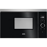 AEG MBB1756SEM Integrado Solo - Microondas (Integrado, Solo microondas, 17 L, 800 W, Tocar, Negro, Acero inoxidable)