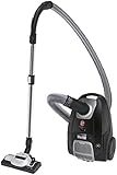 Hoover Aspiradora de suelo con bolsa de 3,5 l – Aspiradora silenciosa (69 dBA) con sistema de eliminación automática de bolsas – Aspiradora con filtro EPA – PET Edition con boquilla para animales