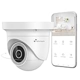 NIVIAN Cámara de Seguridad Motorizada 2K con WiFi, Detección de Movimiento, Visión Nocturna, Audio Bidireccional, Seguimiento Automático y Control por Voz y App Tuya