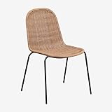 SKLUM Silla de Comedor Apilable en Mimbre Reiven -