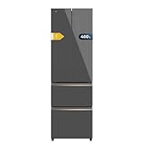 Cecotec Frigorífico Puerta Francesa De 400 L Bolero Coolmarket Combi F2D 400 Grey Glass E. Frigorífico De 4 Puertas Con Sistema Nofrost, Distribución Multi Airflow Y Alarmas De Temperatura