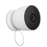 HOLACA Cadena de seguridad anticaídas y anticaídas para batería Google Nest Cam, seguridad adicional para tu cámara de batería Google Nest Cam (blanco, 1 unidad)