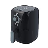 JATA JEFR1221 - Freidora sin aceite con cestillo de 1,5 l. Temperatura de 80 a 200º. Cestillo antiadherente y apto para lavavajillas. Temporizador de 30 minutos. Diseño compacto