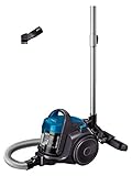 Bosch Aspiradora sin Bolsa Cleann´n Serie 2 BGC05A220A, aspiradora para Suelo, Boquilla para parqué, alfombras, Azulejos, Filtro higiénico, Cable Largo, silencioso y Ligero, 700 W, Color Azul