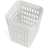 Canasta de lavavajillas, cesta de cubiertas de lavavajillas, cesta de utensilios de lavavajillas de 5x4x3 3 pulgadas, cesta de cubiertas de lavaplatos lisas y resistentes sin tóxicos y resistentes