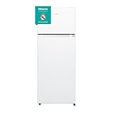 Hisense MTM55205E - Frigorífico Dos Puertas, Calss E, Capacidad 206 L Neto, Alto 143 cm,Cajón Frutas y Verduras,Iluminación led, Puertas Reversibles, Silencioso 40 dBA, Color Blanco