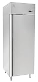 METRO Professional Congelador vertical GFR 2700, Inox, 73 x 80.5 x 206.5 cm, 455 L, 600 W, con cerradura, gris plateado