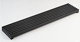 AZERODESIGN- Rejilla Horno- Rejilla Ventilacion- Rejilla ventilacion horno- Rejilla ventilacion frigorífico- Color Negro- 8 Lamas de Aluminio de 60 cm