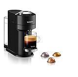 Krups Nespresso VERTUO Next XN9108 Cafetera de cápsulas, máquina de café expreso de Krups, café diferentes tamaños, 5 tamaños tazas, tecnología Centrifusion, calentamiento 30s, Wifi y Bluetooth, Negra