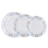 Quid Chicago Vajilla Porcelana 18 Piezas - 6 Personas Multicolor