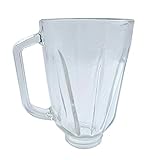 ELECTROTODO Jarra De Vidrio compatible con Batidora Vaso Hamilton Beach