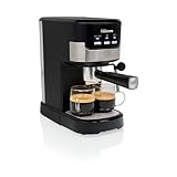 Tristar Máquina de Espresso 2 tazas a la vez | Apta para cápsulas de Nespresso y café molido | Calienta tazas | Apto para lavavajillas | 20 bares | 1100 W | CM-2278