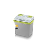 Severin TKB 2925 - Nevera portátil eléctrica con conexión USB, capacidad de 25 l, potencia 58 W, color gris verde
