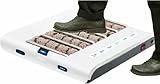 VYUJHNBG Limpiadora de Suelas eléctrica de Entrada, máquina automática para Limpiar Suelas de Zapatos, abrillantadora de Zapatos eléctrica, limpiadora de Suelas para hoteles