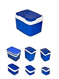 JARDIN202 - Nevera Portátil Rígida – Nevera Térmica con Asa para Camping, Barbacoa y Viaje | 5 L (Azul)