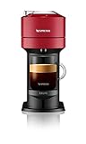 Krups Nespresso VERTUO Next XN9105 - Cafetera de cápsulas,máquina expreso ,café diferentes tamaños,5 tamaños tazas,tecnología Centrifusion,calentamiento 30 segundos,Wifi,Bluetooth,Roja