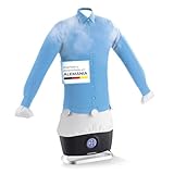 CLEANmaxx Plancha automática para camisas Pro Steam, con función de vapor y pantalla táctil, dispositivo de planchado para camisas y blusas, reduce los olores, desinfecta, alisa, seca y refresca
