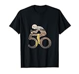 Regalo de 50 cumpleaños para ciclista, ciclista Camiseta
