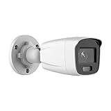 HiLook Bullet - Cámara de seguridad para interiores y exteriores, CCTV, IPC-B159H, lente de 2,8 mm de ancho, imágenes de 5 MP, visión nocturna a color