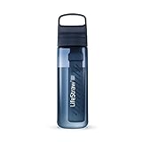 LifeStraw Go Series - Botella con filtro de agua. Filtra bacterias, parasitos y microplasticos. 650 ml